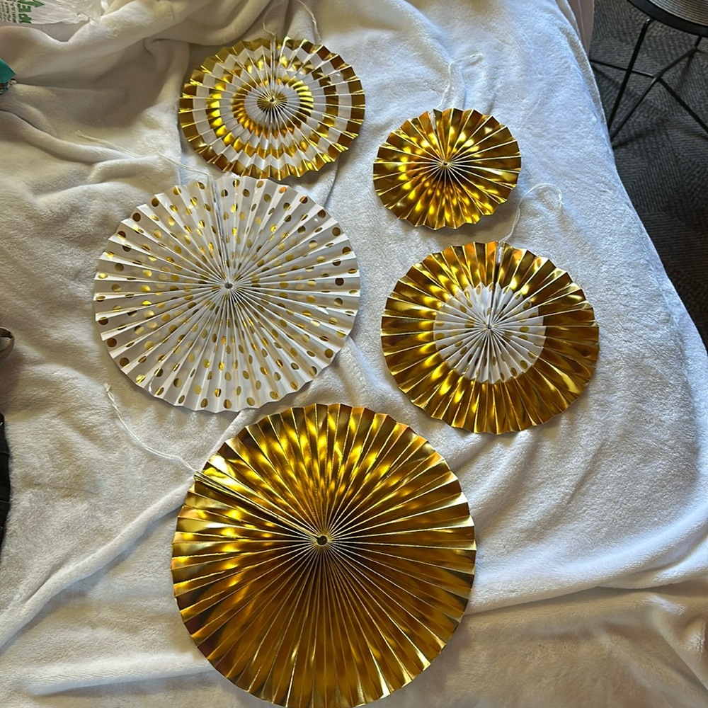 Spritz Paper Fans Party Decorations
